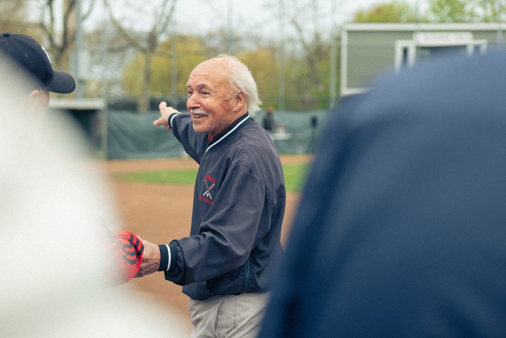 New Haven Alder Sal Punzo at the Annex Little League Opening Day celebration
